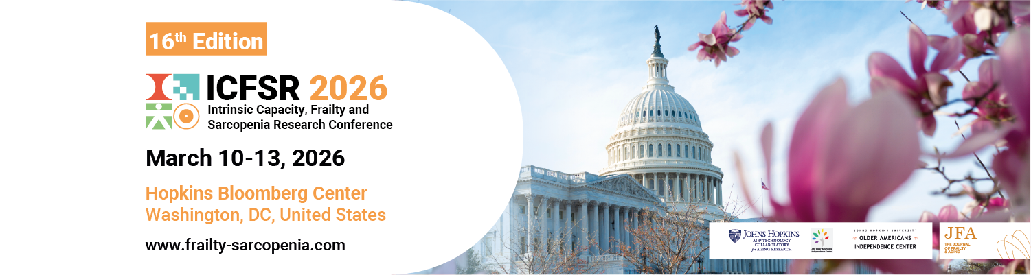 16TH International Conference on Frailty and Sarcopenia Research (ICFSR)